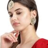 Antique Gold Tone Pearls Traditional Maangtikka for Women 4 Traditional Maangtikka