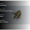 Gold Plated Brass Rajputi 3D Peacock Design Red Adjustable Ring for Women/Girls 4 Rajputi 3D Peacock Design Ring