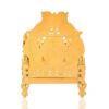 Gold Plated Metal God Singhasan for Pooja Mandir, Multicolor (11Cm x 16Cm) 4 Metal Singhasan