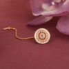 Gold Plated Metal Multicolor Cubic Zirconia Borla for Women/Girls 3 Gold Plated Metal Borla