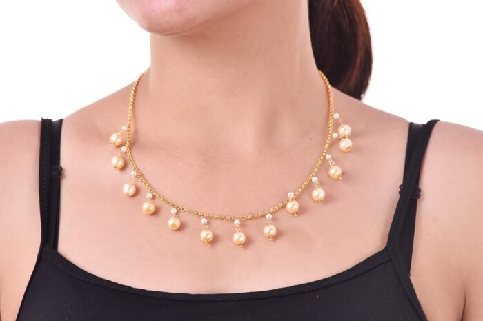 White Colored Pearl Necklace for women