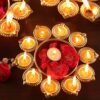 Diya Shape Flower Decorative Urli Handcrafted Bowl for Floating Flowers and Tea Light Candles Home, Office, and Table Decor| Diwali Decoration Items for Home (10 Inches) 7 71zk7XsYzaL. SL1500