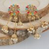 Exotic Densena Bahubali Multicolor Metal Jhumki Earrings for Women 4 Metal Jhumki Earrings