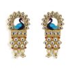 Appealing Brass Kundan Green Minakari Long Necklace Set for Women & Girls 5 Necklace Set