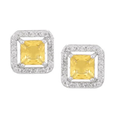 Square Shaped Earring Studs