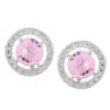High-Quality American Diamond Earrings| Copper Silver Plated 4 BHA 3577