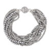 CZ Stones and Pearl Bracelet for Both Traditional & Western Look 16 BHA 3788