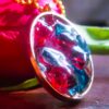 Radiant Elegance: Golden Resin Pendant Set with Crystal for Girls and Women 4 SG RSA CRTJWL 01 2
