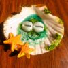Ocean's Embrace: Handcrafted Resin Sea Shell Ring Holder for Natural Engagement Bliss 5 SG RSA RNGHOLD 01 3