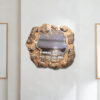 Radiant Reflections: The Golden Geode Crystal Mirror for Home Decor 8 SG RSA MRR 01 2 1