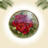 Floral Splendor Resin Serving Tray/Platter : Preserve Nature's Beauty in Transparency! 6 Resin Flower serving tray Platter