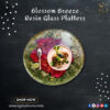 Floral Splendor Resin Serving Tray/Platter : Preserve Nature's Beauty in Transparency! 3 SG RSA PLT 02 5