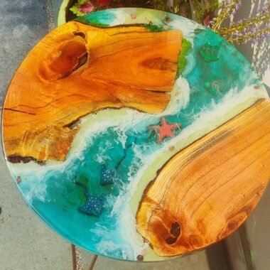 Wooden Resin Table